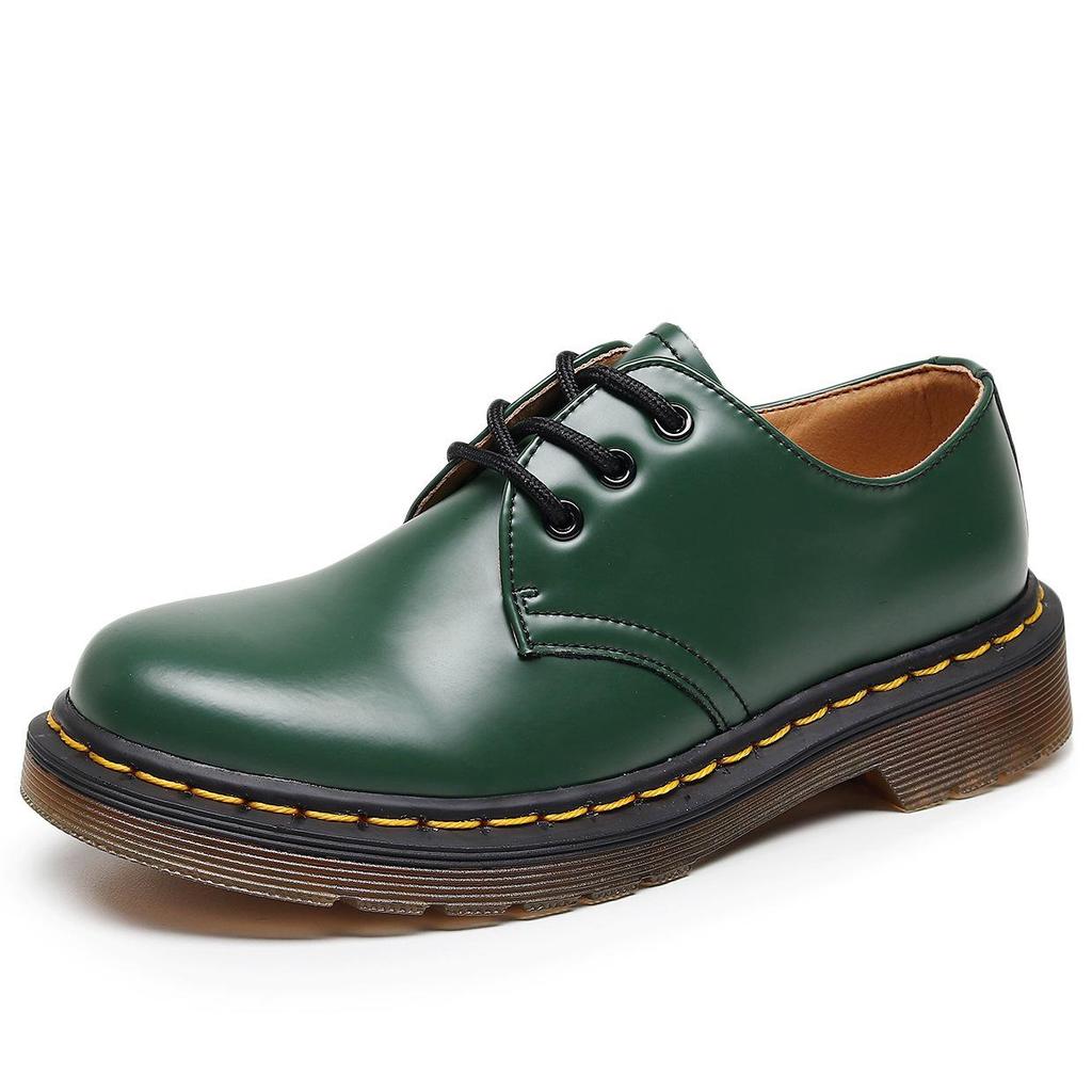 Men's & Women's Cross-border 1461 Genuine Leather Ankle Boots - British Style, Plus Size, Round Toe, Casual Workwear