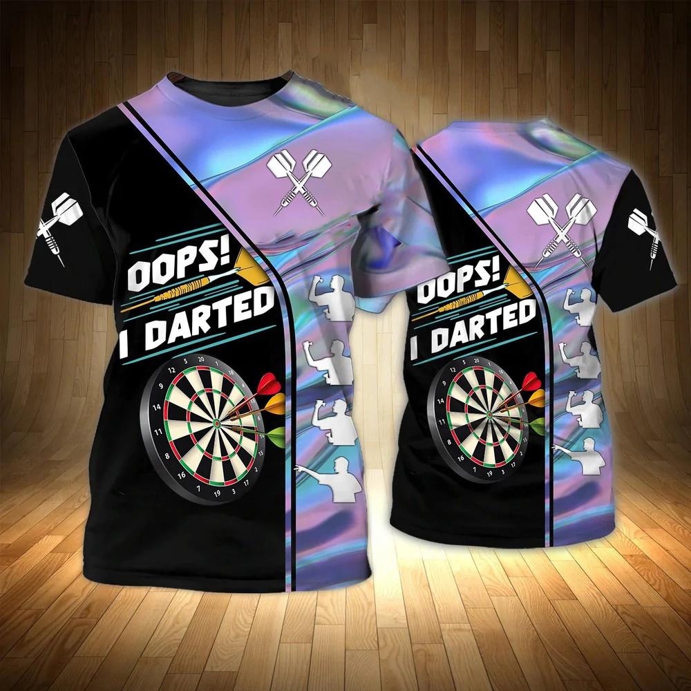 Summer T-Shirts Darts 3D Print T-Shirt Kids O-Neck T Shirt Fashion Casual Kawaii Boys Girls Children Harajuku Tees Tops Clothing