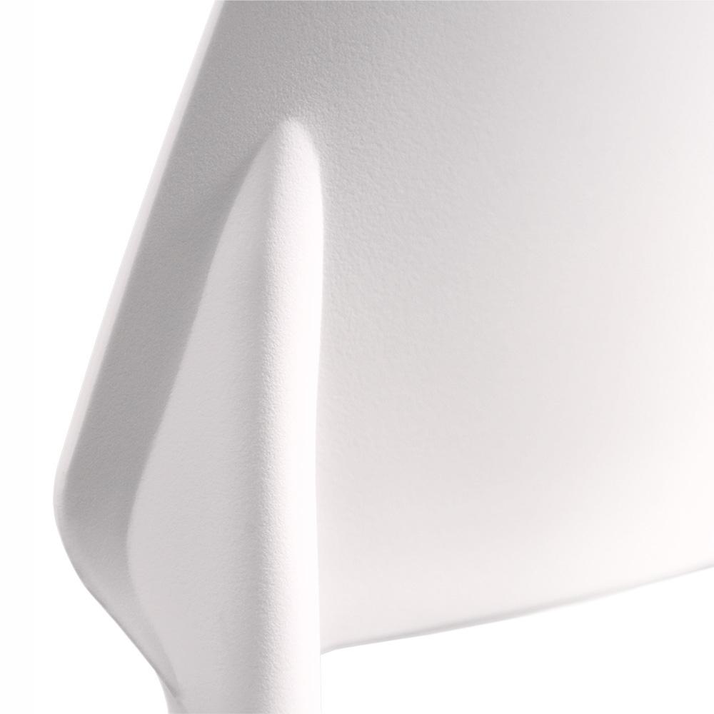Modern TARCENTO chair white + wooden legs