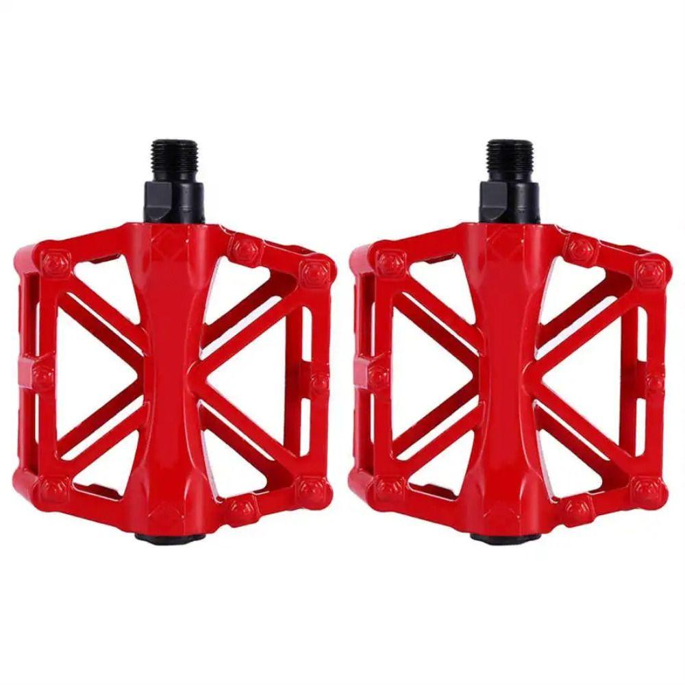 1 Pair Double Ball Bicycle Pedals Aluminum Zinc Zinc Alloy Cycling Treadle Platform  Road Cycling Accessories