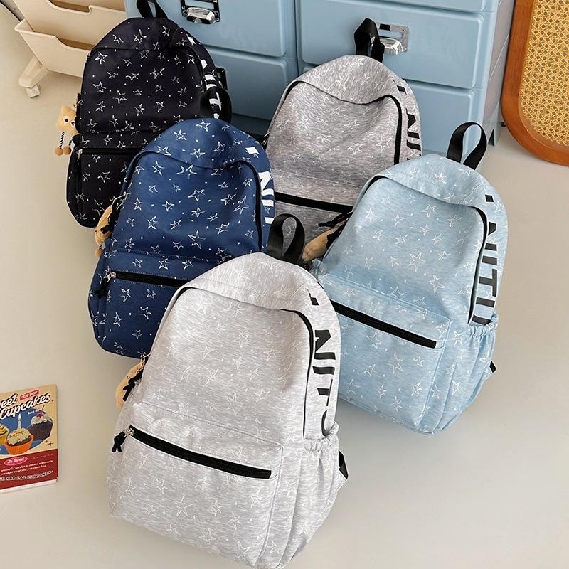 Zaino1011 estate alto valore stella grande capacità zaino donna zaino leggero studenti scuola media zaino