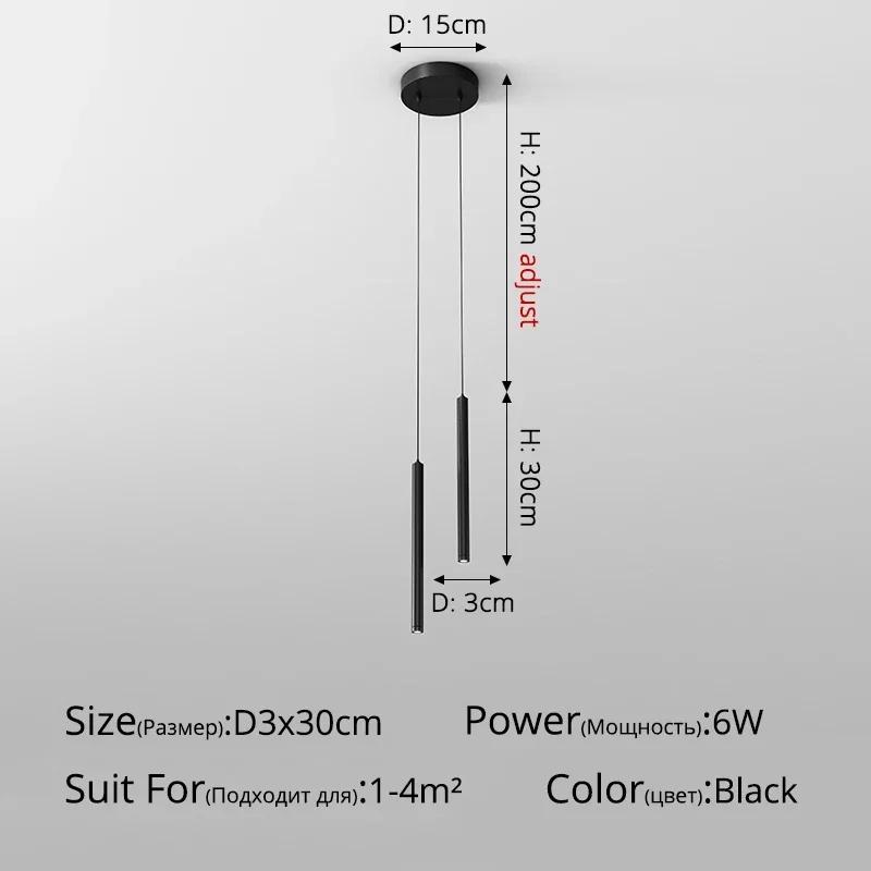 Original Minority Black White New ModernLiving Study Dining Room Bedroom Bedside Bar Loft Lamps Indoor LED Pendant Lighting