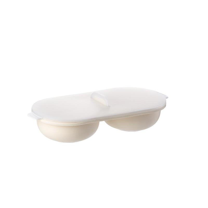 

Microwave Egg Cooker Cup: Non-stick Poached and Fried Egg Maker with Onsen Egg Mold.
