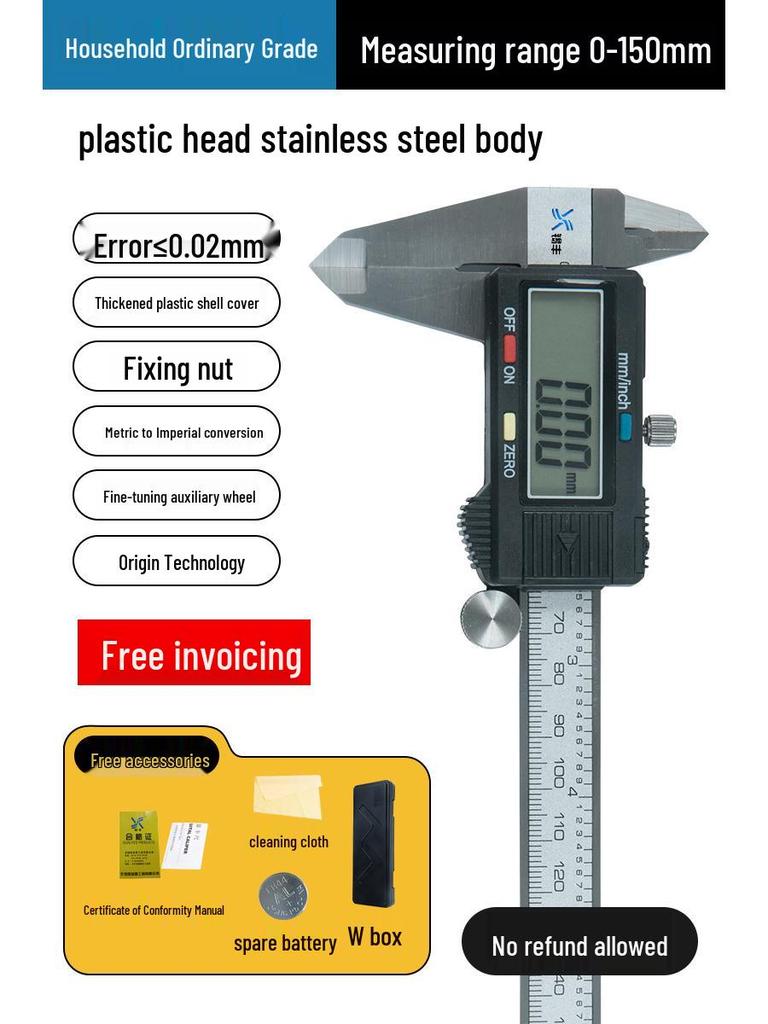 Sifeng High-Precision Digital Display Electronic Caliper for Jewelry, Antiques & Bracelets