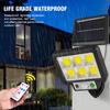 Solar-Powered Waterproof 72COB Split Remote Control Garden Light with 56LEDs