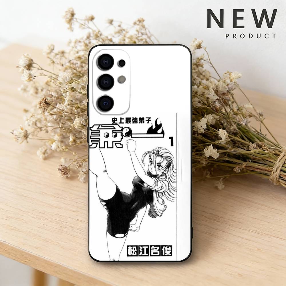 K-Kenichi – Der mächtigste Schüler – Handyhülle für Samsung S26, 25, 24, 23, 22, 30, 21, 10, 9, Ultra, Plus, Lite – Schwarze, weiche Hülle