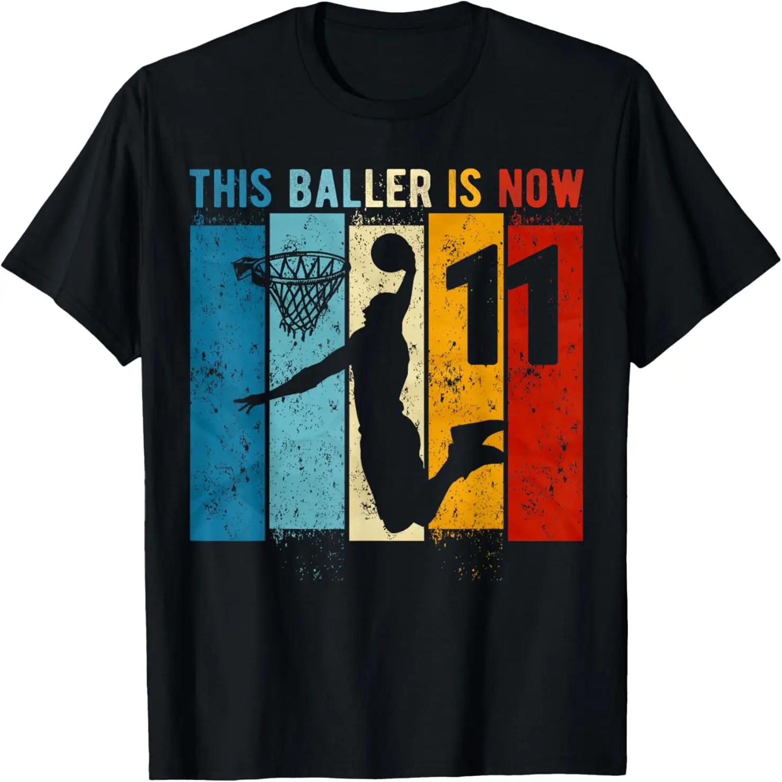 11 Year Old Basketball 11th Birthday Boy T-Shirt XXXXXL разноцветный