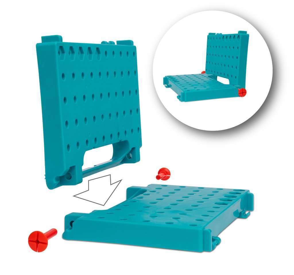 BRIO Builder Working Bench 34596 Ages 3 and up Tool Play Toy Educational Toy Pretend Blue "59 Pieces" (Carpenter Play)