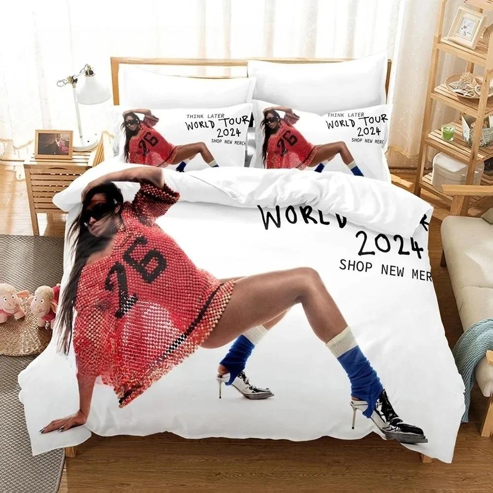 Hot Tate McRae Bedding Set Single Twin Full Queen King Size Bed Set Aldult Boys Bedroom Duvet cover Sets Anime