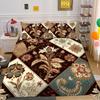 Set Biancheria da Letto Matrimoniale Alta Qualità Fiori Stampa 3D Copriletto Donna Decorazione Camera da Letto