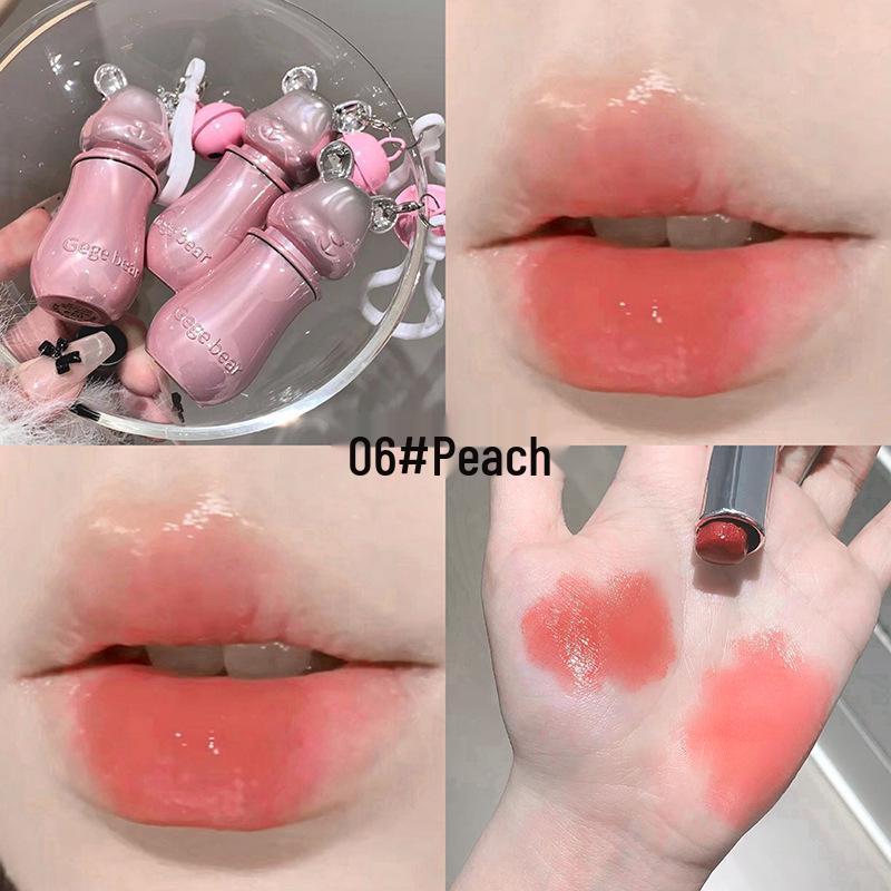 

Помада Gegebear з підвіскою-дзеркальцем - Дизайн Лапка Кота Чорний Ведмідь, Студентська Вечірка, Посилення Кольору, Водно-Легке Покриття.