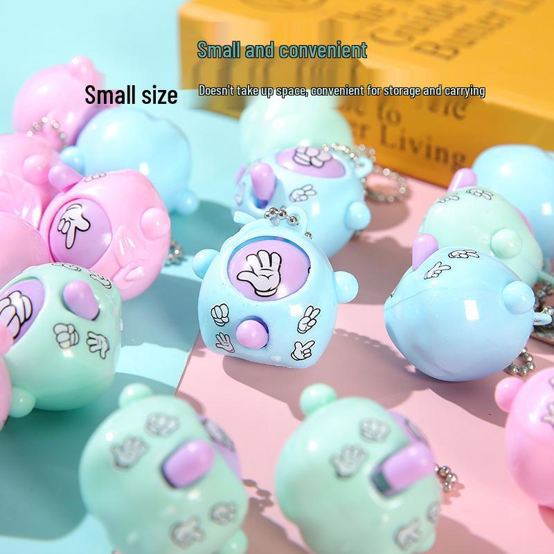 Mini Stein-Schere-Papier Ei Spielzeug - Faire Duell Geschenk für Kinder