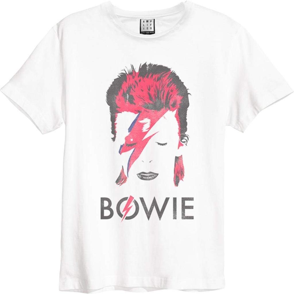 Amplified Tshirt David Bowie Aladin Sane Bone White New