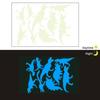 Glowing Wall Stickers Waterproof Self-Adhesive PVC Decals Glow In The Dark Wall Stickers for Bedroom Playroom Nursery Living Room Easy