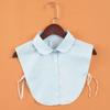 Perfect Match Women Shirt Fake Collar Detachable Collars For Mens Solid Lapel Necklace False Collar Lapel Blouse Top Clothes Decorative