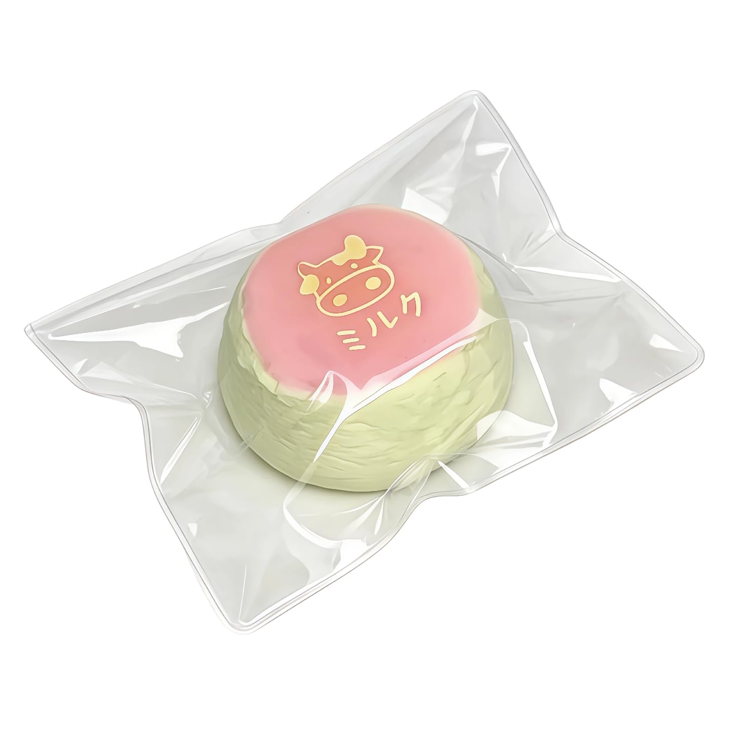 

MiLifeStyle Squeeze Cake Water-Feel Mochi Stress Relief Toy 8cm 200g Strawberry Milk Washable Stretchable Quiet Fidget Toy for Kids and Adults Healing