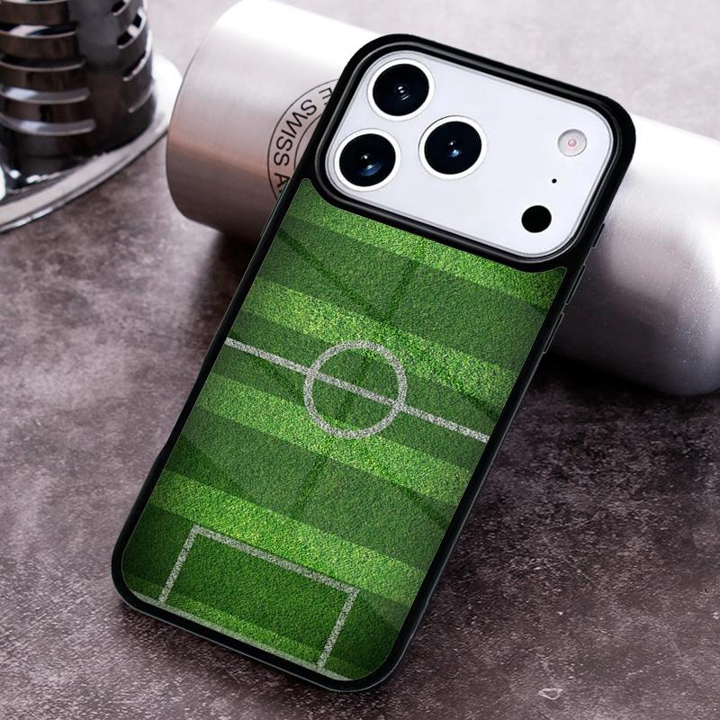 Football Field Phone Case for iPhone 17 16 15 Pro Max Air 14 13 12 11 Plus Shockproof Cover