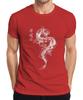 Japanese Dragon Irezumi Oriental Dragon Asia Koi Flame Unisexs Tshirt
