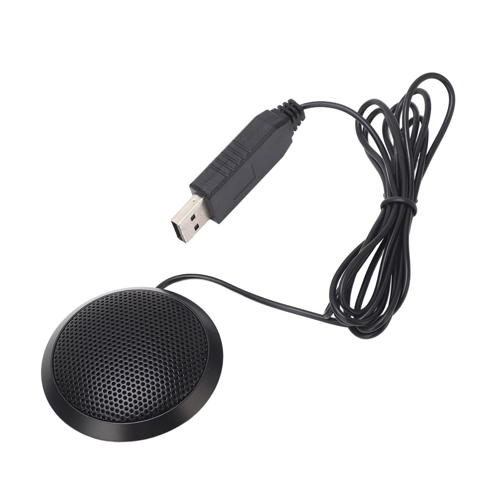 

E104 USB Conference Microphone 360 degrees Omnidirectional Speakerphone for Online Meetings Games Chat