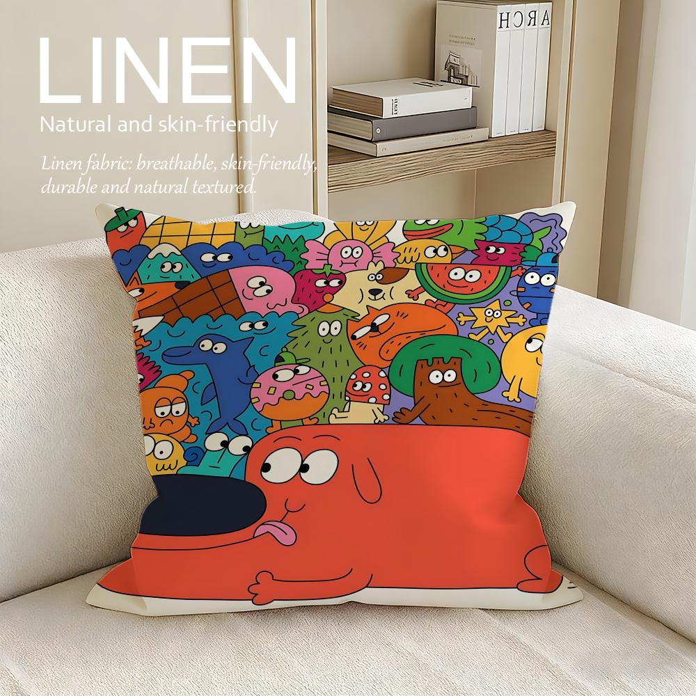 

Artist Nina Dzyvulska Cushion Cover Pillowcase Set Pcs x x Breathable Washable Sofa Cushion Cover 30X30cm