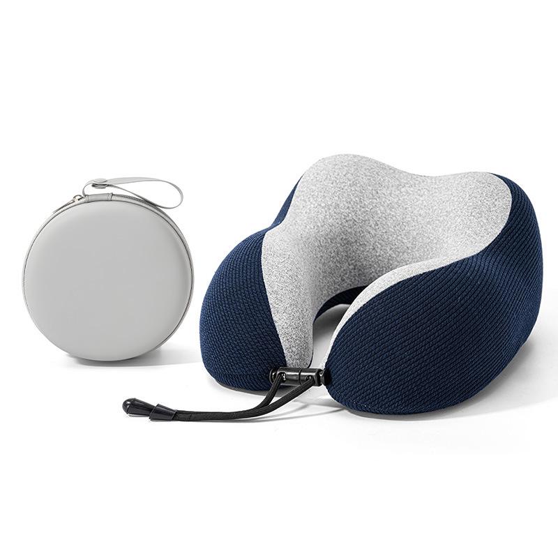 Four Seasons U-Shaped Memory Foam Neck Support Pillow for Travel and Office