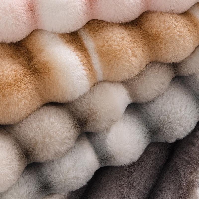 Winter Padded Thickened Sofa Cover Warm Rabbit Plush Velvet Sofa Cushion Soft Non-Slip Living Room Sofa Decorative Protective