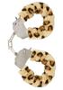 Leopar Desenli Metal Kelepçe