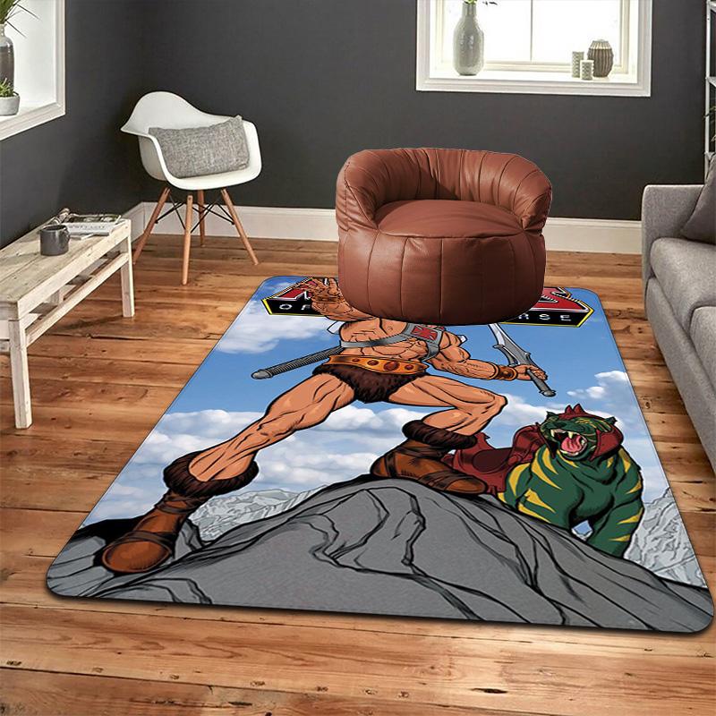 He-Man Rug Floor Mat for Living Room or Bedroom Soft and Comfortable Carpet a Gift for Birthday and Holiday.SFF0917085