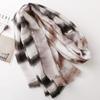 Spring and Summer Scarf Small Fragrant Wind B Colored Coral Scarf Warm Shawl Women Sun Protection Large Handkerchief, Outdoor Warm Tassel Headscarf