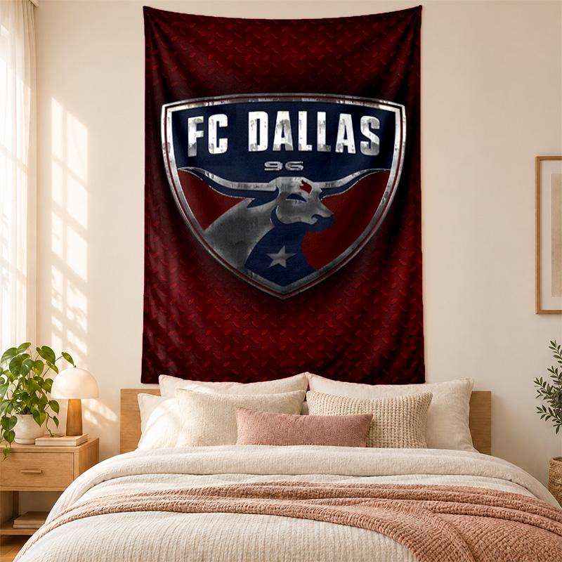 FC Dallas Tapestry highquality for decorating living room bedroom dorm walls ideal as bedroom wallart orholiday gift