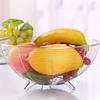 Edelstahl Obstkorb Küchen Obst Dekoschale Gemüse Abtropfkorb