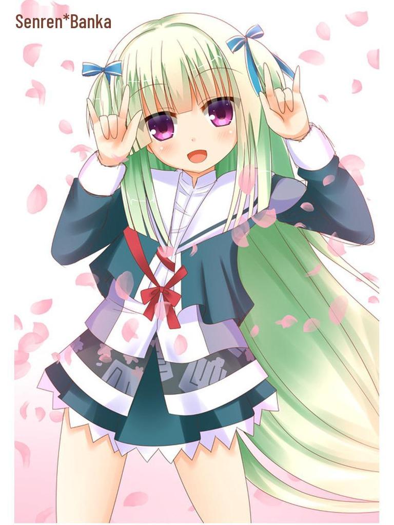 Amako Yoshino Reina Senren Banka Cosplay School Uniform Costume Set