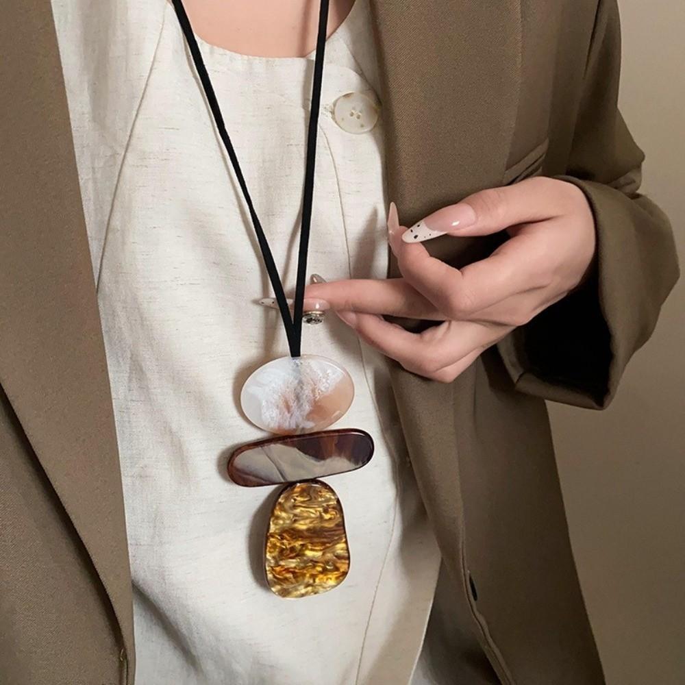 Bohemia Necklace for Women Pendant Sweater Chain Trendy Neck Chain  Clothing Accessories