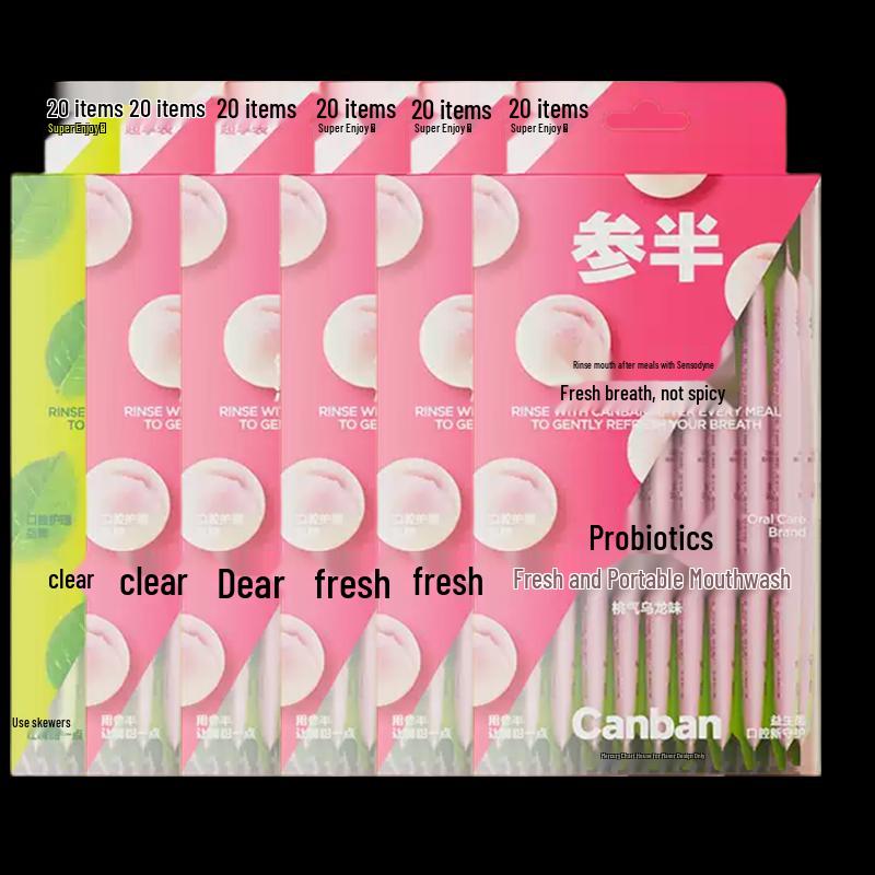 Sumban Probiotic Portable Mouthwash Multi-Flavor Pack