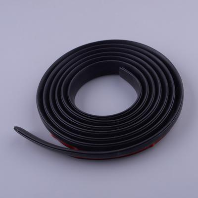 2M X 25mm T-Shape Rubber Car Front Windshield Edge Seal Strip Guard Trim Protector Universal Black