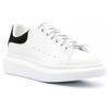 Oversized Leather Low Top Skateboard Shoes Women's White Black 553770WHGP79061( )