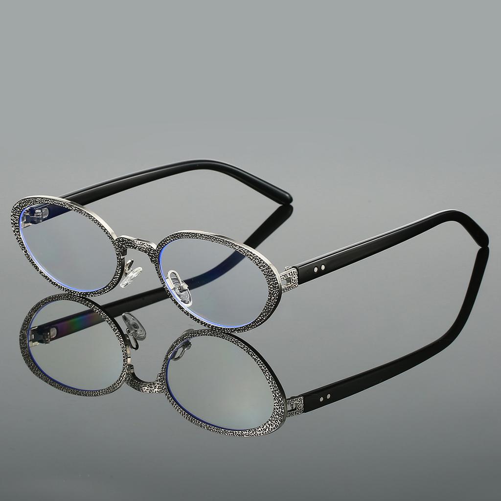 Vintage Oval Sunglasses  New In Fashion Metal Rim Gradient Shades Women Ins Trendy Stylish Brand Design Sun Glasses