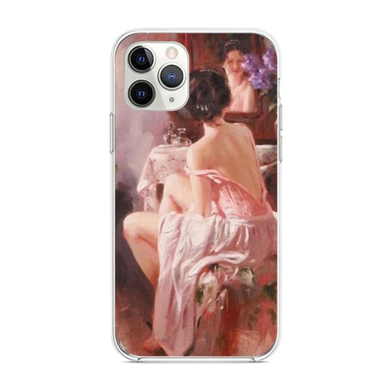 

Крутой чехол для телефона Renaissance Art для iPhone 14 13 12 11 XS X 8 7 6 Plus Mini Pro Max SE 2022 мягкий прозрачный чехол для телефона iPhone 14