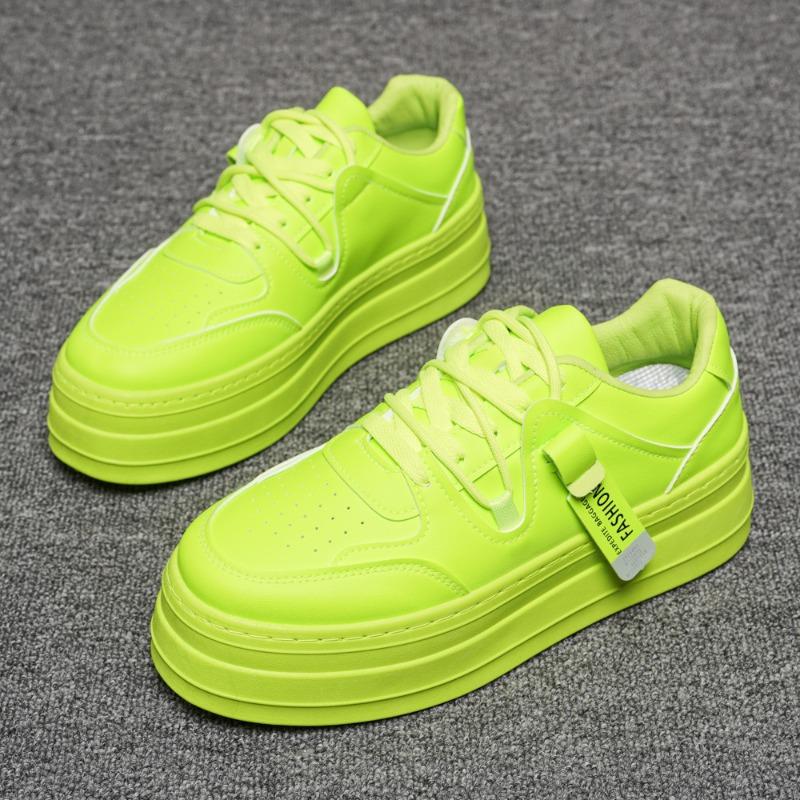 Fashion Mens Shoes 2025 Spring New Platform Fashion Versatile Casual Shoes Breathable Comfortable Casual Sneakers Large Size 39-46