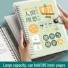 B5 Detachable Coil Ring Binder Thickened Notebook - High Aesthetic Ins Style