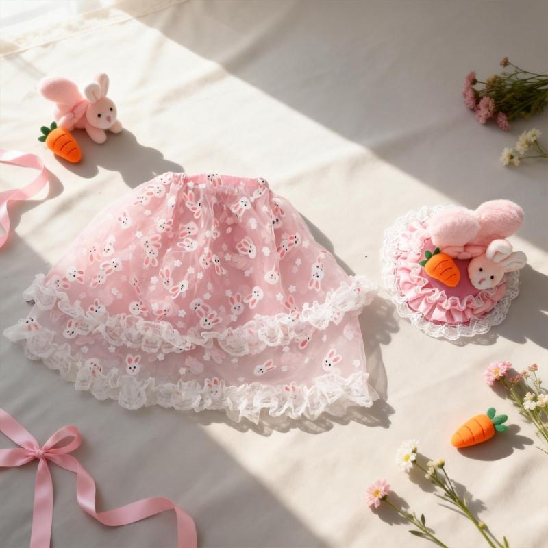 Lovely Rabbit Clothing For Pet Geese With Double Layer Construction And Stretchy Cloth Great For Special instances