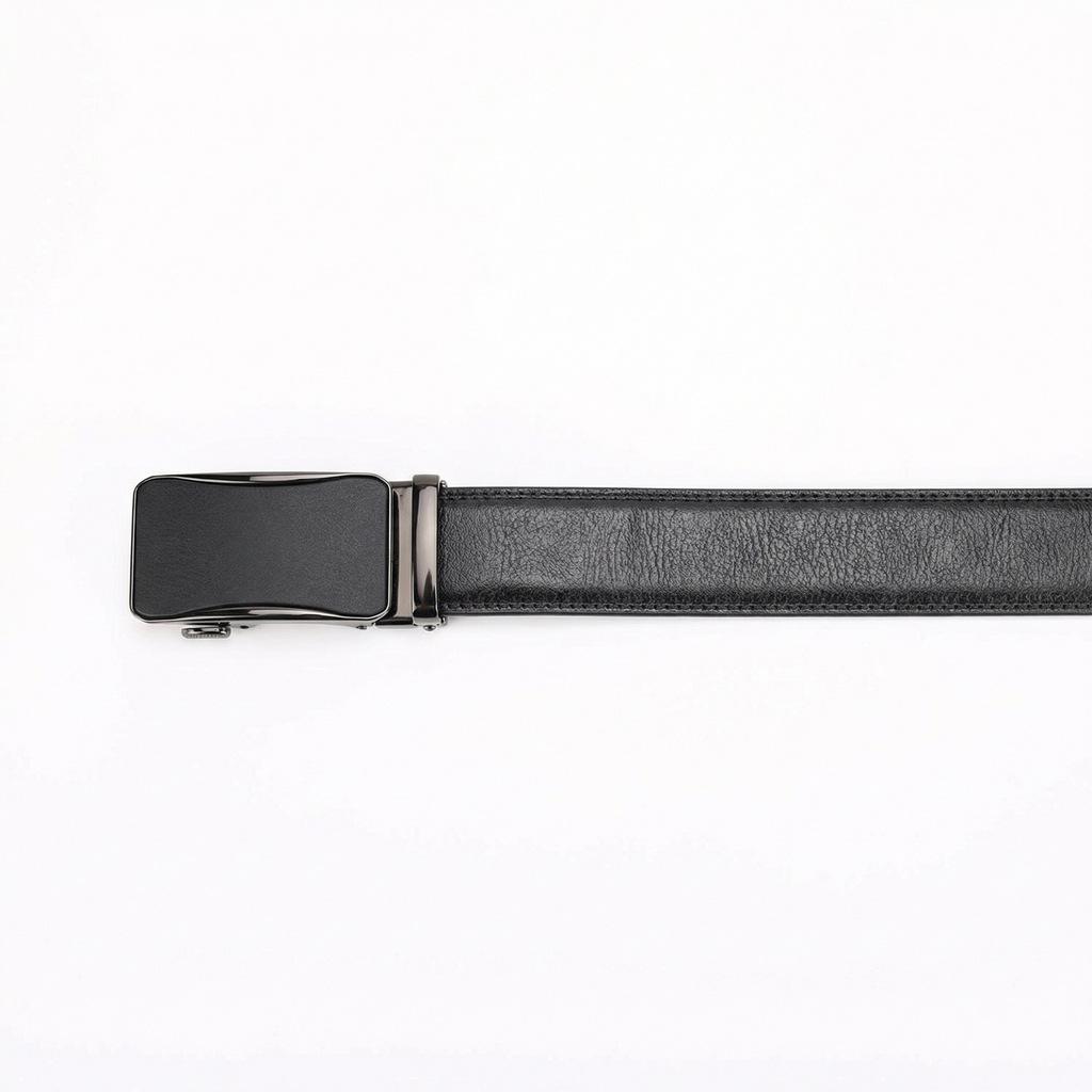 Men'S Belt New Cowhide Automatic Buckle Casual High-End Leather Belt Middle-Aged And Young Business Versatile Belt