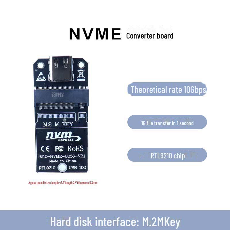 

Адаптер корпусу 9210 NVMe M.2 на USB 3.1 Gen2 10 Гбіт/с