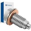 M12 X 1.75 Magnetic Oil Drain Plug Stainless Steel with Crush Washer Gasket
