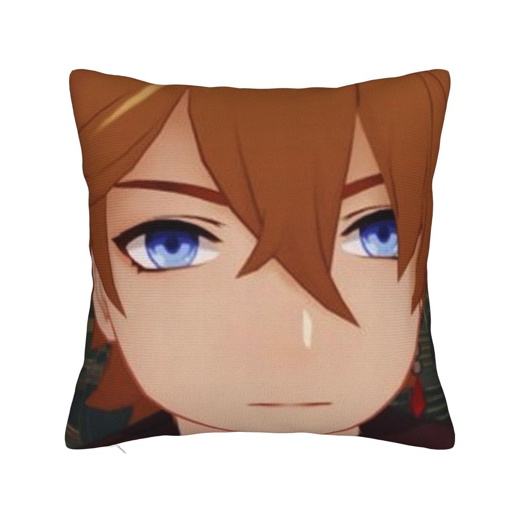 Genshin Impact Gorou Pillowcase Double-Sided Printing Polyester Cushion Cover Decorative Pillow Case Cover Chair Square 40*40Cm