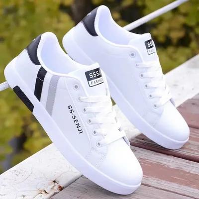 Hochwertige Herren-Sneaker Leder Outdoor Freizeitschuhe Schnürschuhe Herren Vulkanisierte Schuhe Trendige Herrenschuhe Neu Tenis Hombres