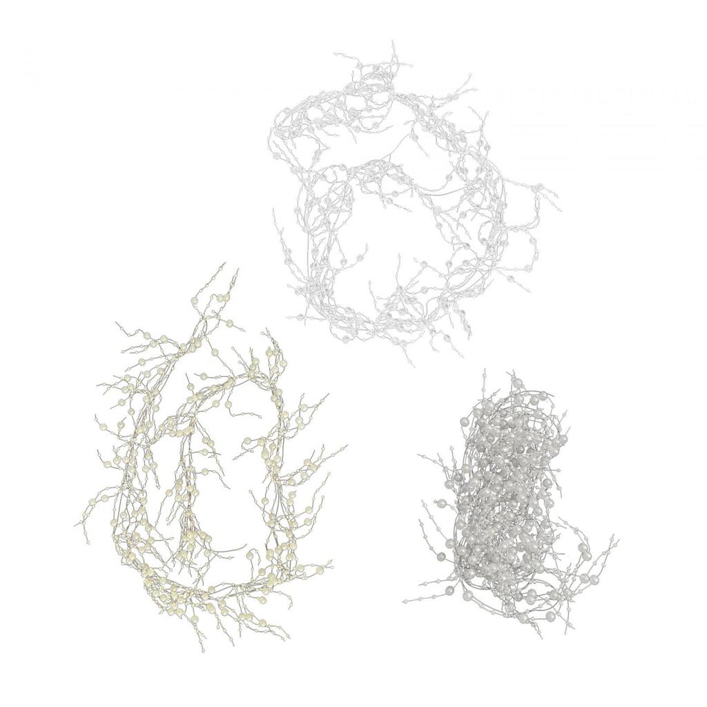 Beaded Christmas Garland Festive Berry Beaded Garland for Holiday Home Decor