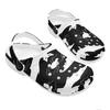 Printed EVA Beach Shoes Women Men Lightweight Breathable Slip On Garden Clogs Pool Bathroom Home Summer Casual Wear