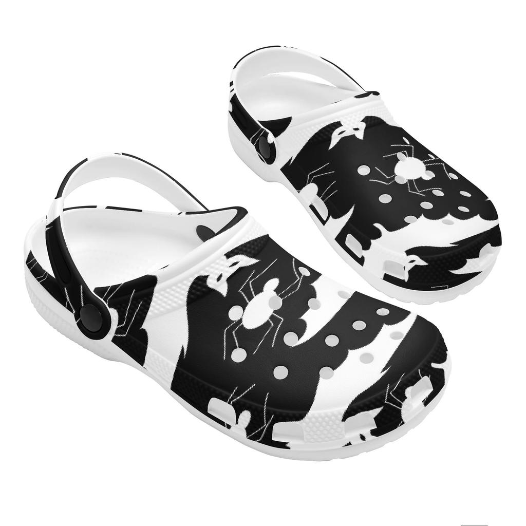 Printed EVA Beach Shoes Women Men Lightweight Breathable Slip On Garden Clogs Pool Bathroom Home Summer Casual Wear