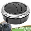 Universal Car Air Conditioner Deflector Outlet Round Air Vent Ducting Cover Outlet A/C Grille Deflector for RV Bus Truck Boat